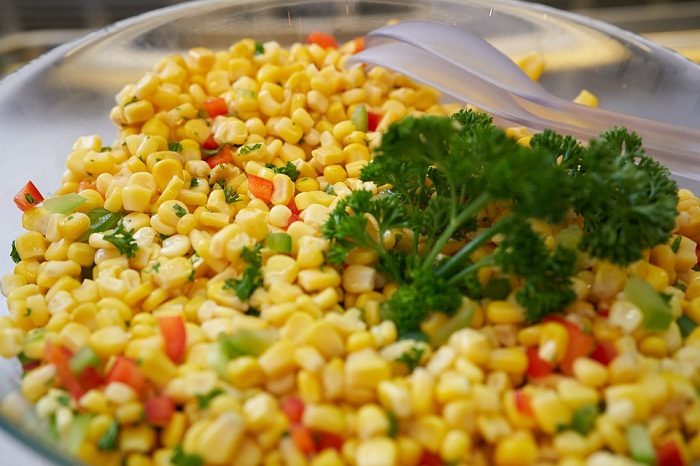 Corn and Poblano Chile Salad