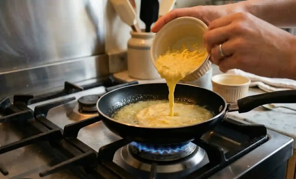 Scrambled Eggs with Cottage Cheese