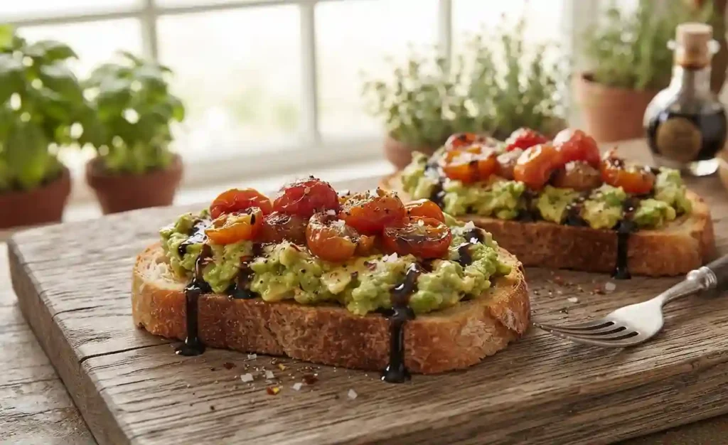 Avocado Toast With Tomato