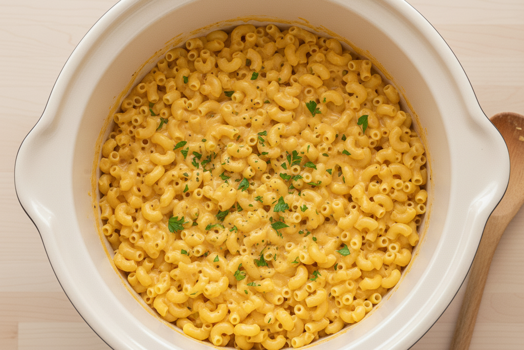 Mac and Cheese in Crock Pot With Cream Cheese (Easy & Ultra Creamy)