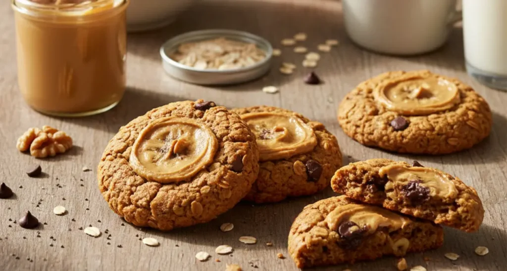 Banana Peanut Butter Breakfast Cookies