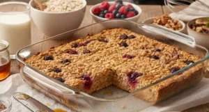 Best Vegan Baked Oatmeal with Simple Ingredients