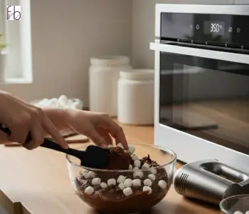 Chocolate Marshmallow Cookies- step4. Fold in Add-ins