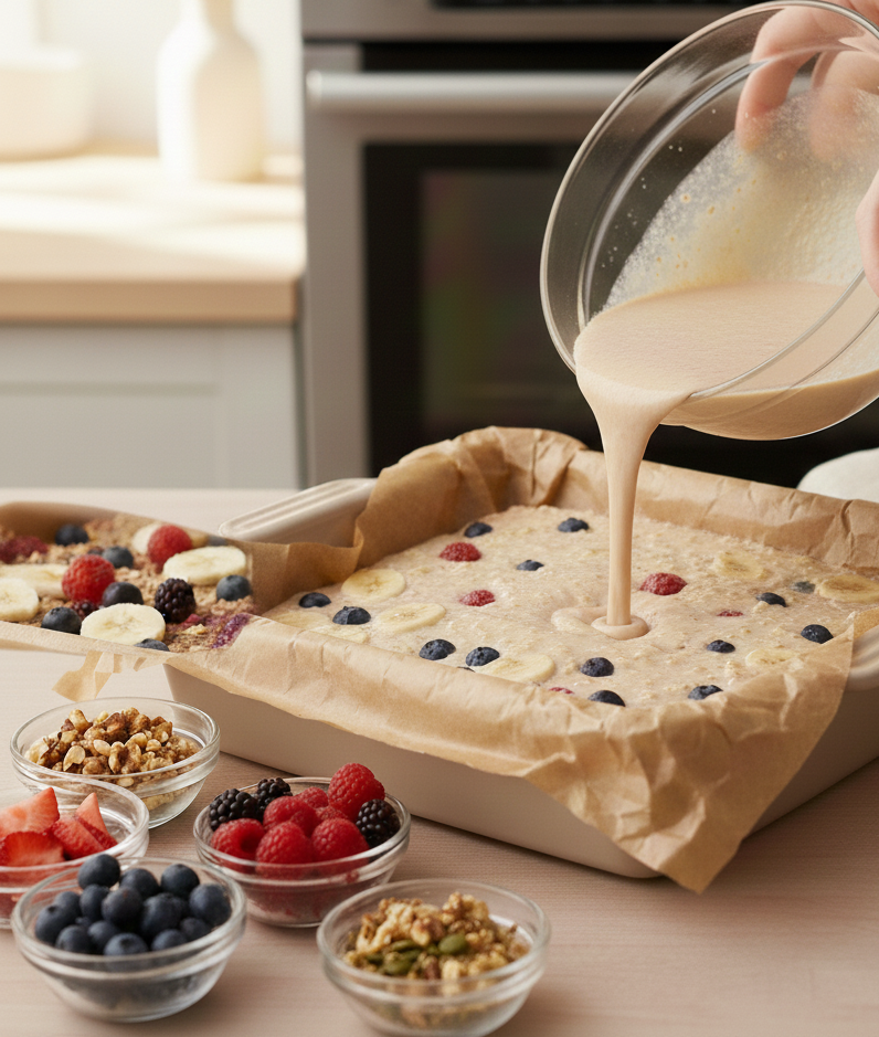 Best Vegan Baked Oatmeal 