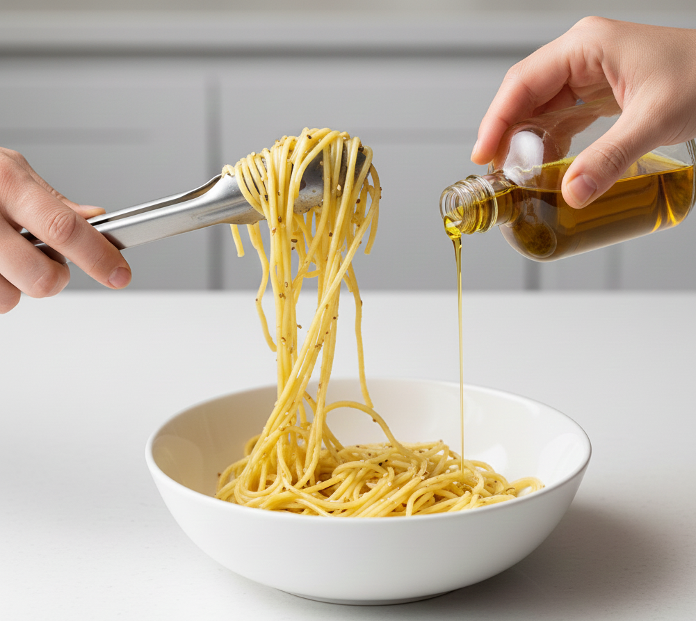 Sesame Noodle Salad prepration