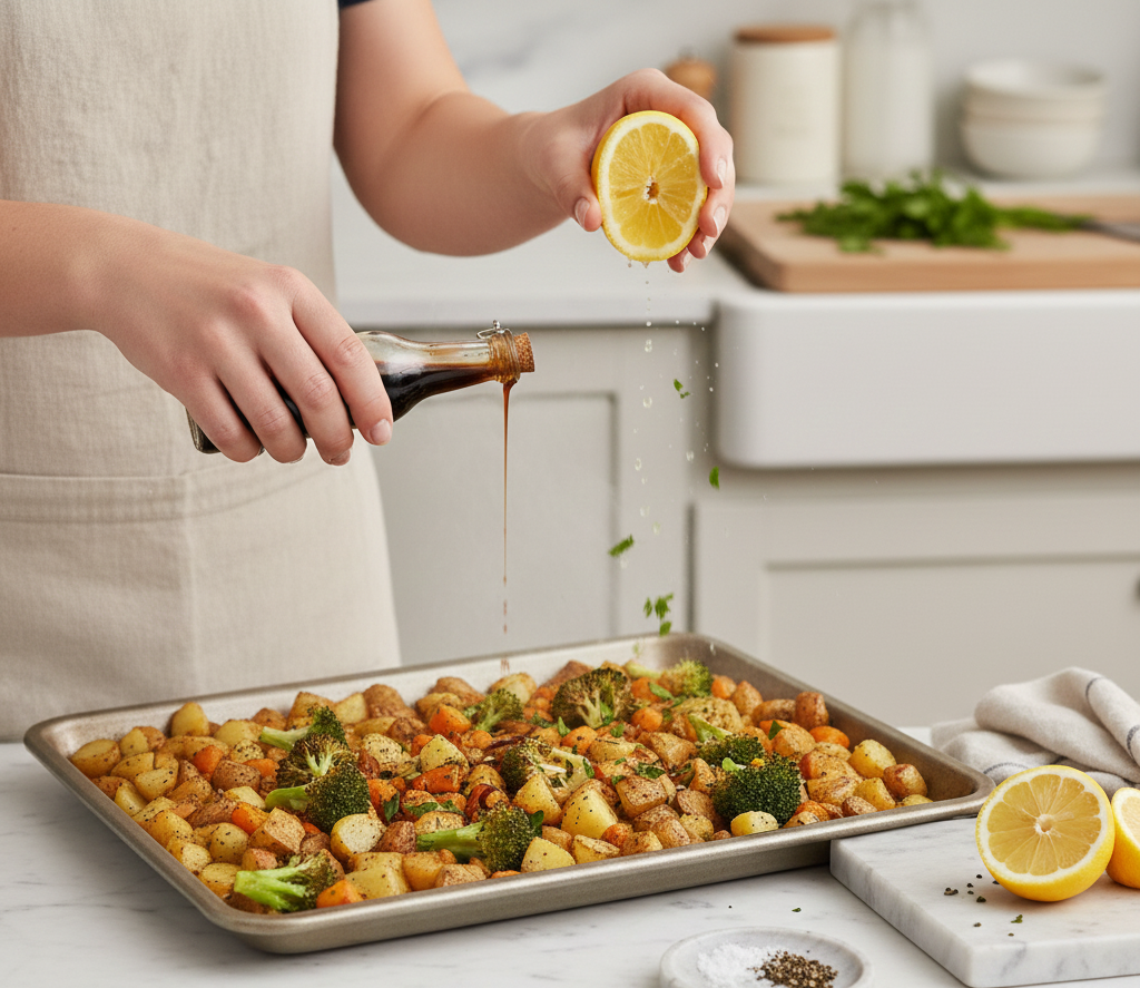 Easy Roasted Potatoes Carrots and Broccoli Recipe