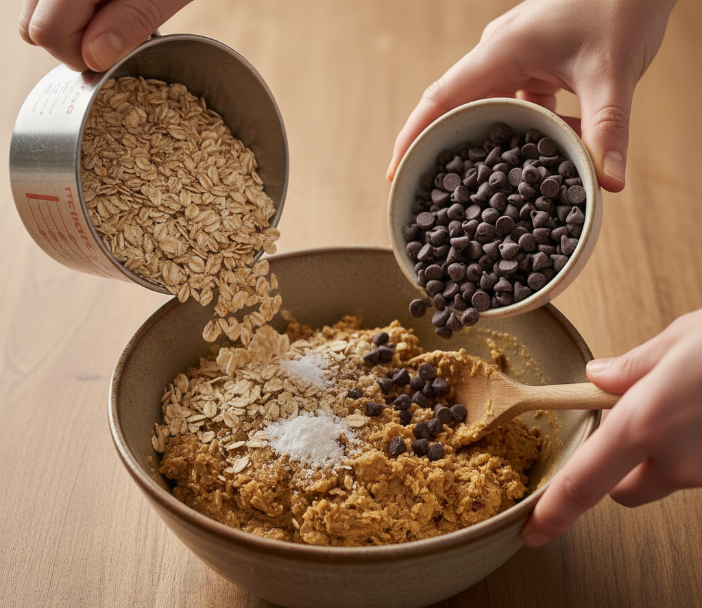 Banana Peanut Butter Cookies 