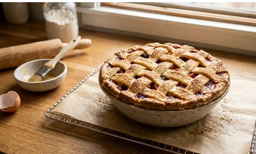 Crispy fruit Pie recipe