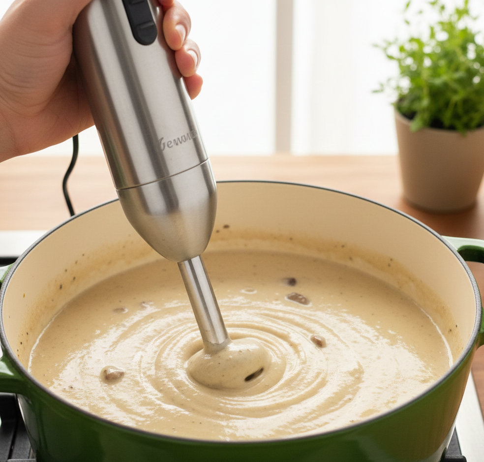 Creamy Mushroom and Potato Soup
