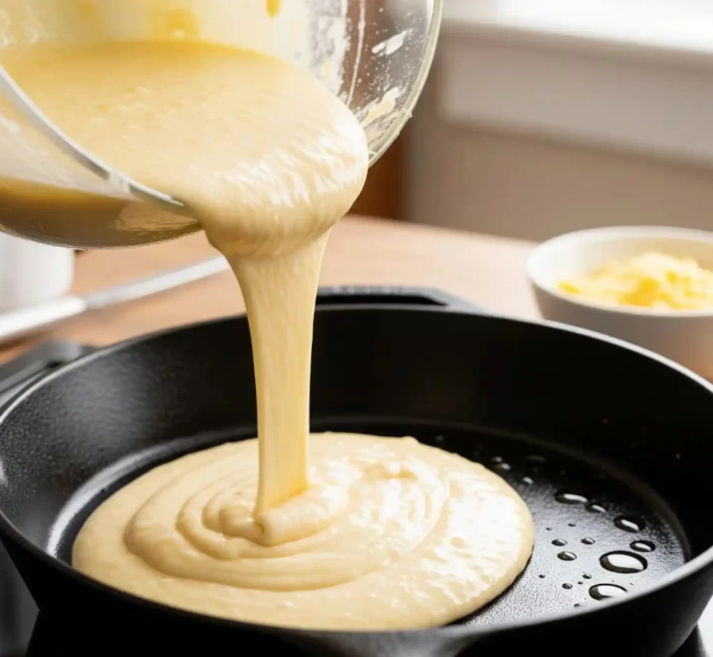 Cornbread Preparation process