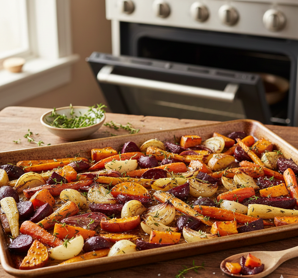 Roasted Root Vegetable Soup