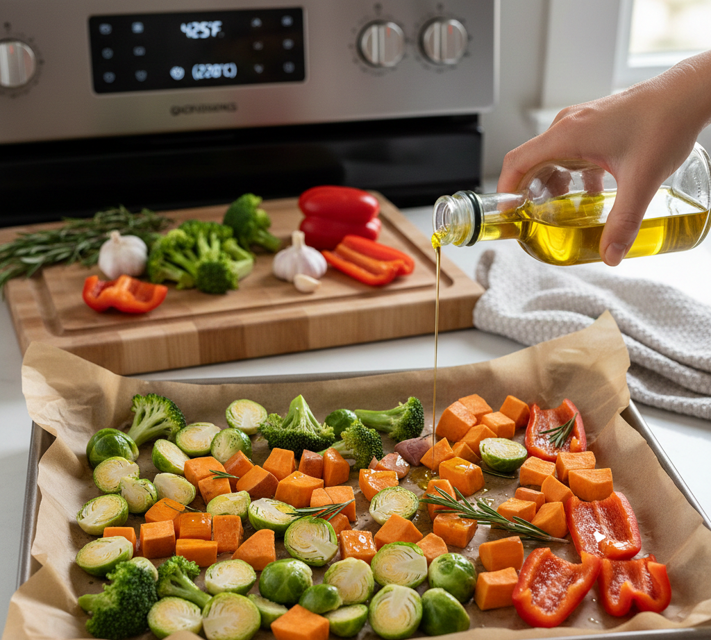 Easy Roasted Potatoes Carrots and Broccoli Recipe