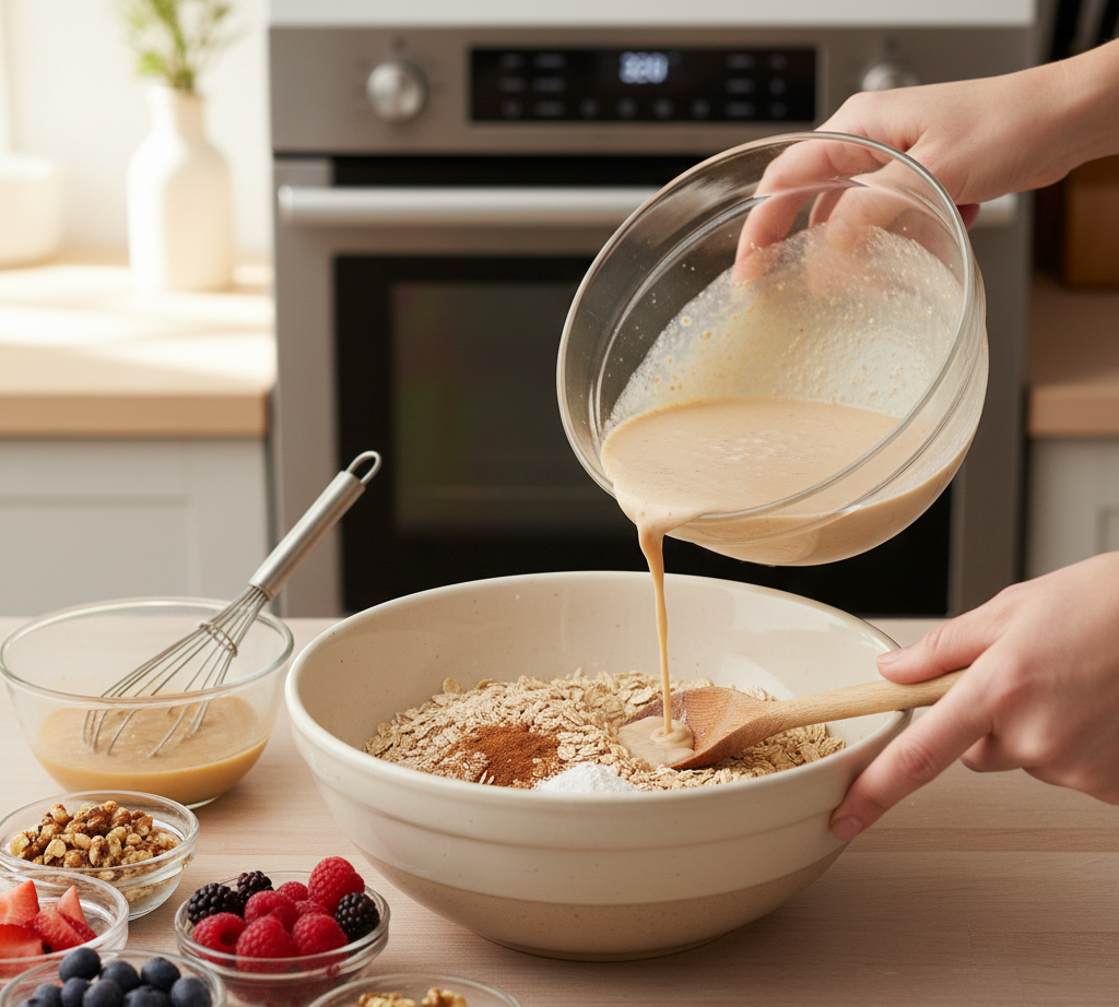 Best Vegan Baked Oatmeal with Simple Ingredients
