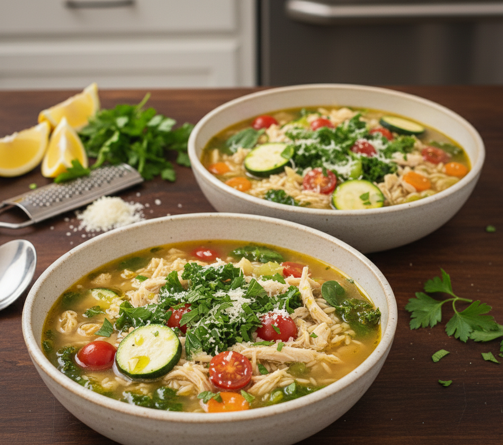 Vegetable Orzo Soup