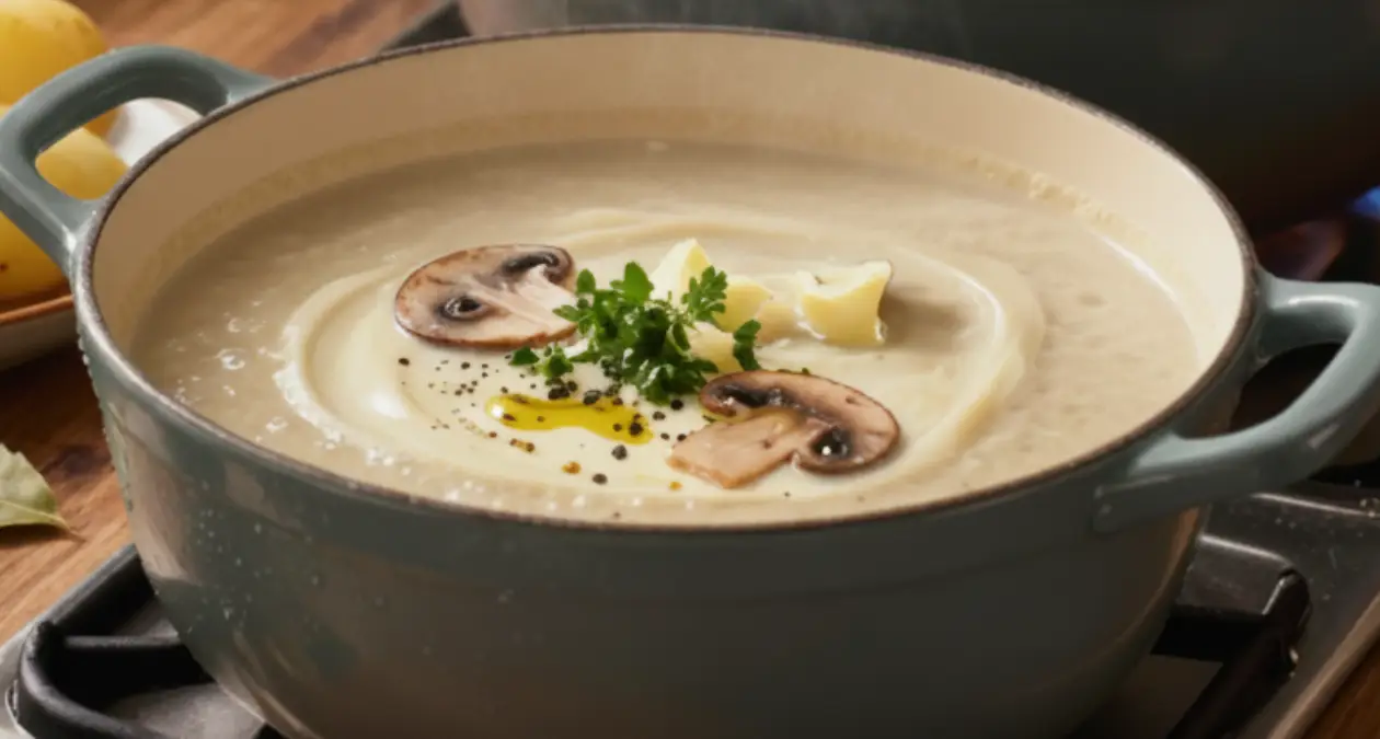 How to Make Creamy Mushroom and Potato Soup