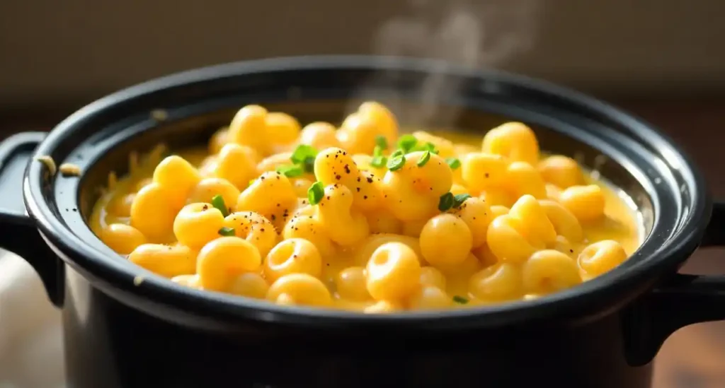 Mac and Cheese in Crock Pot With Cream Cheese