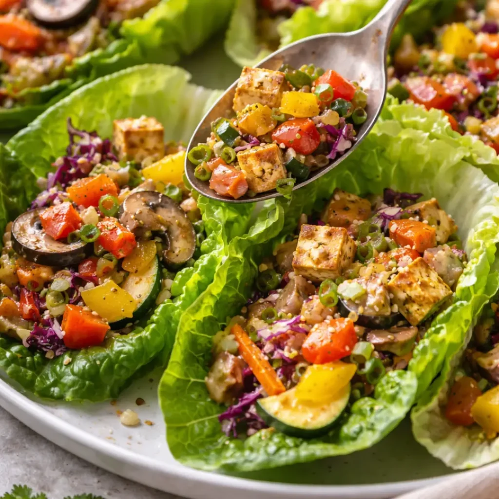 Low-Carb Veggie Lettuce Wraps 