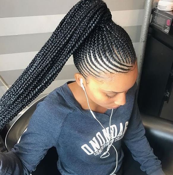 Ponytail Lemonade Braids