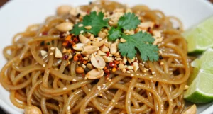 Sesame Noodle Salad with Peanut Sauce