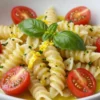 Simple Lemon Basil Pasta Salad