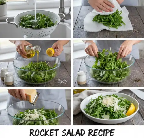 Simple Process of Rocket Salad