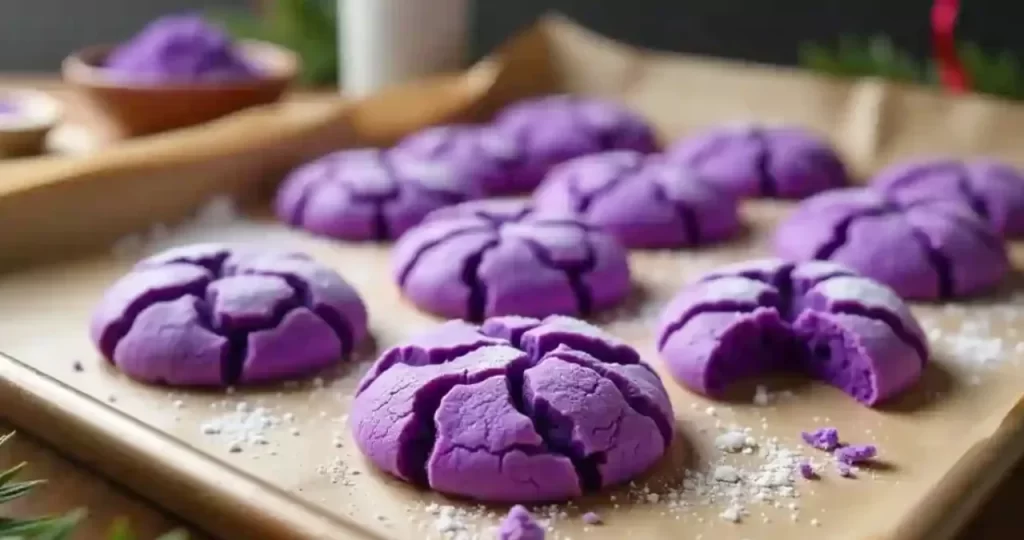 Ube Crinkle Cookies – A Colorful Filipino Twist on a Classic Treat