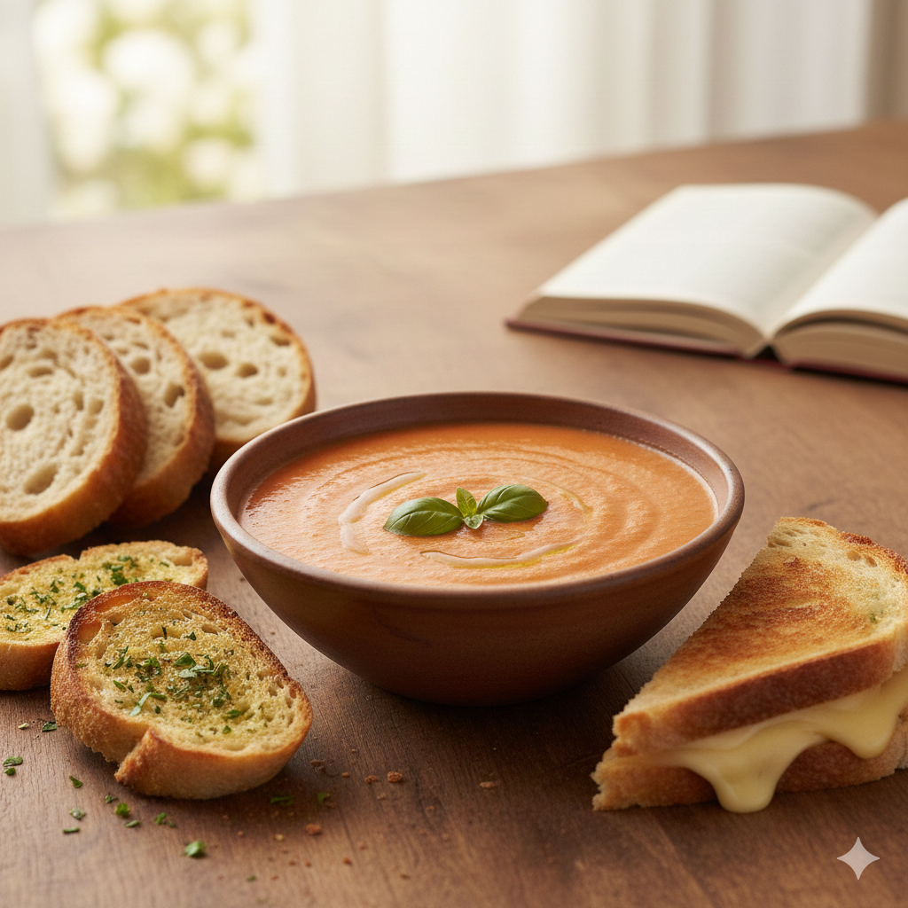 Simple & Wholesome Tomato Zucchini Soup
