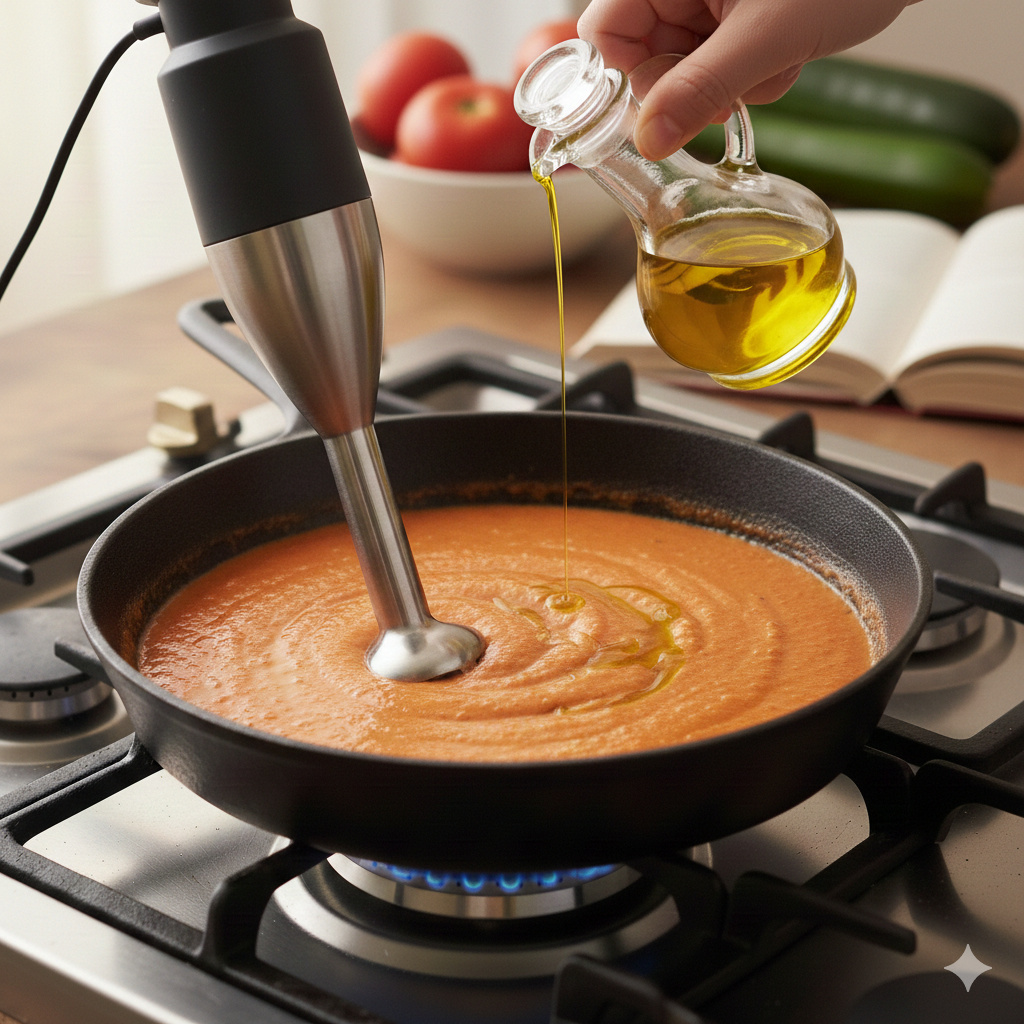 Simple & Wholesome Tomato Zucchini Soup - made in minutes
