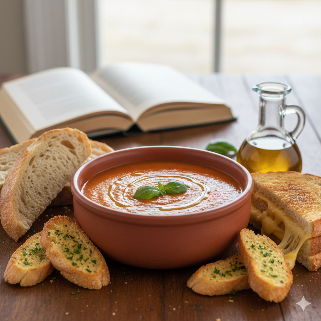 Simple & Wholesome Tomato Zucchini Soup