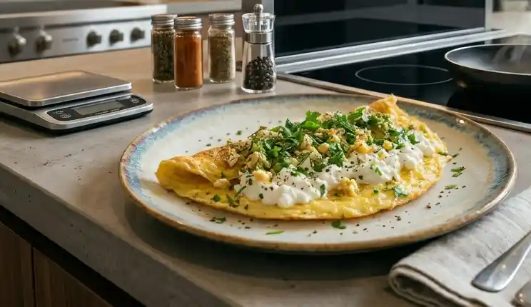 high protein scrambled eggs with cottage cheese recipe