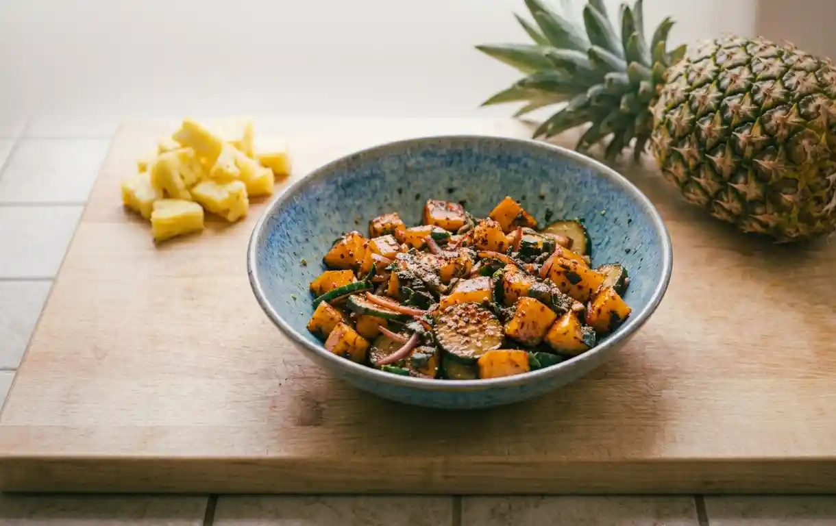 Pineapple Cucumber Salad